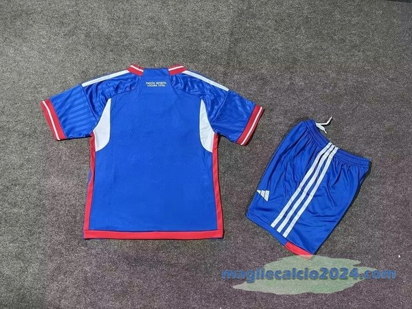 Prima Conjunto De Bambino Universidad De Cile 2023 2024 Azul Poco Prezzo