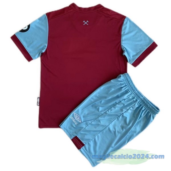 Prima Conjunto De Bambino West Ham United 2023 2024 Rosso Poco Prezzo