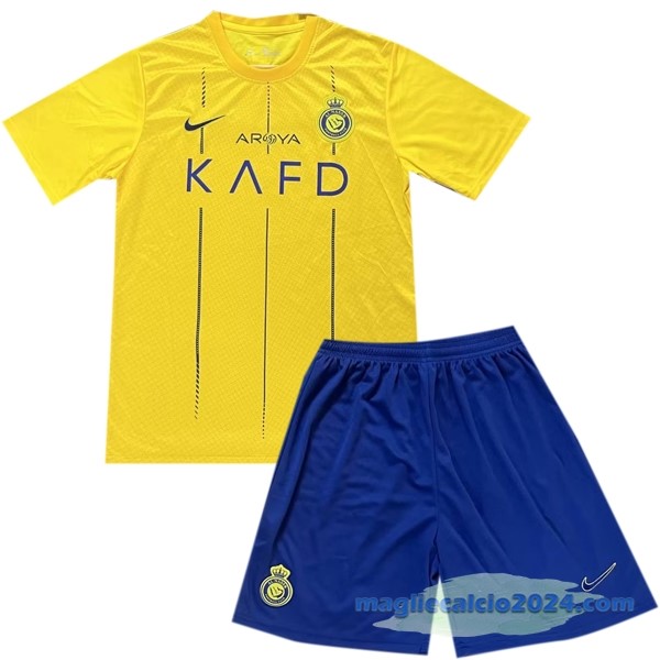 Prima Conjunto De Uomo Al Nassr 2023 2024 Giallo Poco Prezzo