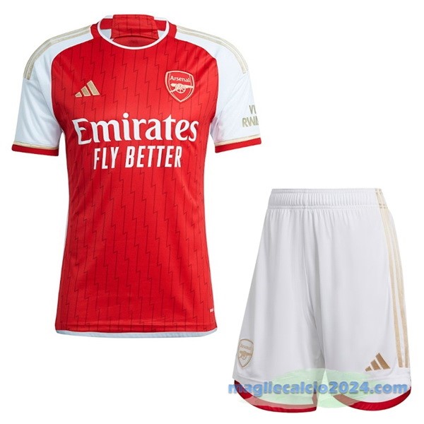 Prima Conjunto De Uomo Arsenal 2023 2024 Rosso Bianco Poco Prezzo