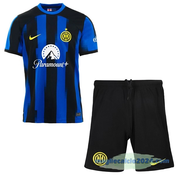 Prima Conjunto De Uomo Bambino Inter Milán 2023 2024 Azul Poco Prezzo
