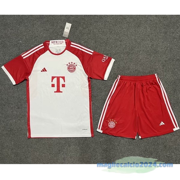 Prima Conjunto De Uomo Bayern Múnich 2023 2024 Bianco Rosso Poco Prezzo