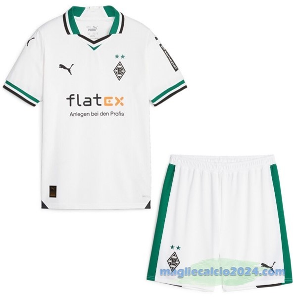 Prima Conjunto De Uomo Borussia Mönchengladbach 2023 2024 Bianco Poco Prezzo