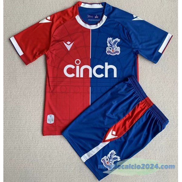 Prima Conjunto De Uomo Crystal Palace 2023 2024 Azul Rosso Poco Prezzo