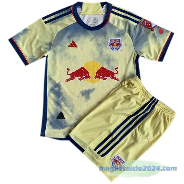 Prima Conjunto De Uomo New York Red Bulls 2023 2024 Giallo Poco Prezzo