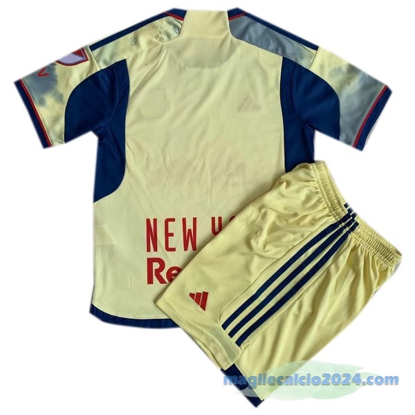 Prima Conjunto De Uomo New York Red Bulls 2023 2024 Giallo Poco Prezzo