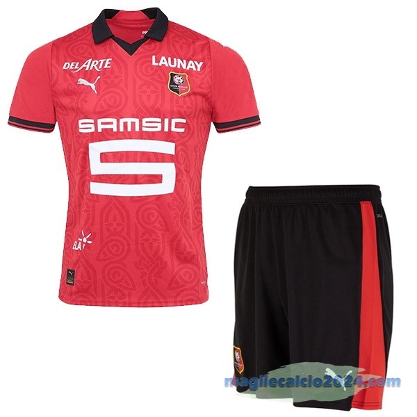 Prima Conjunto De Uomo Rennais 2023 2024 Rosso Poco Prezzo