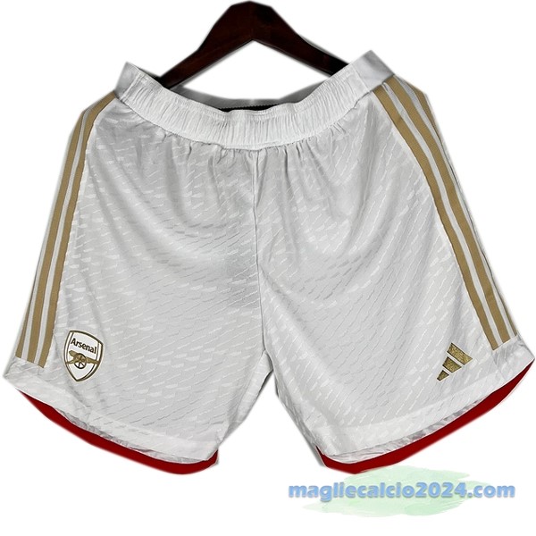 Prima Giocatori Pantaloni Arsenal 2023 2024 Bianco Poco Prezzo