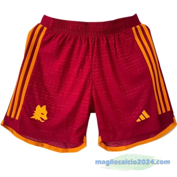 Prima Giocatori Pantaloni As Roma 2023 2024 Rosso Poco Prezzo