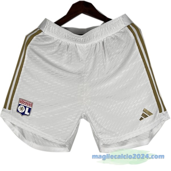 Prima Giocatori Pantaloni Lyon 2023 2024 Bianco Poco Prezzo