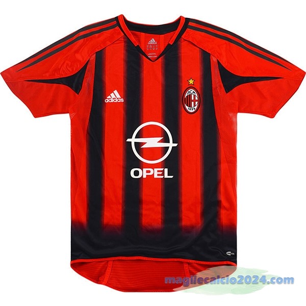 Prima Maglia AC Milan Retro 2004 2005 Rosso Poco Prezzo