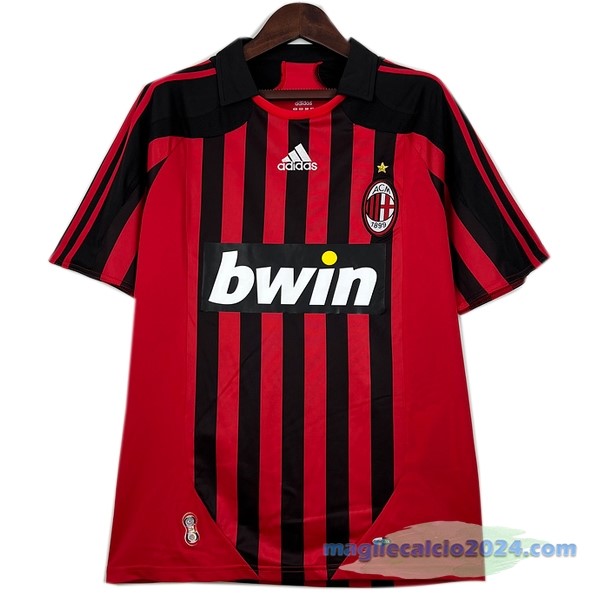 Prima Maglia AC Milan Retro 2007 2008 Rosso Poco Prezzo