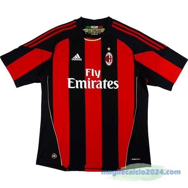 Prima Maglia AC Milan Retro 2010 2011 Rosso Poco Prezzo