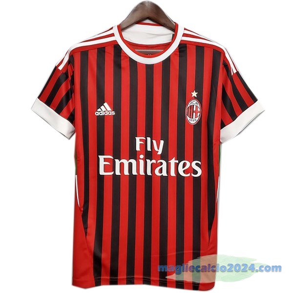 Prima Maglia AC Milan Retro 2011 2012 Rosso Poco Prezzo