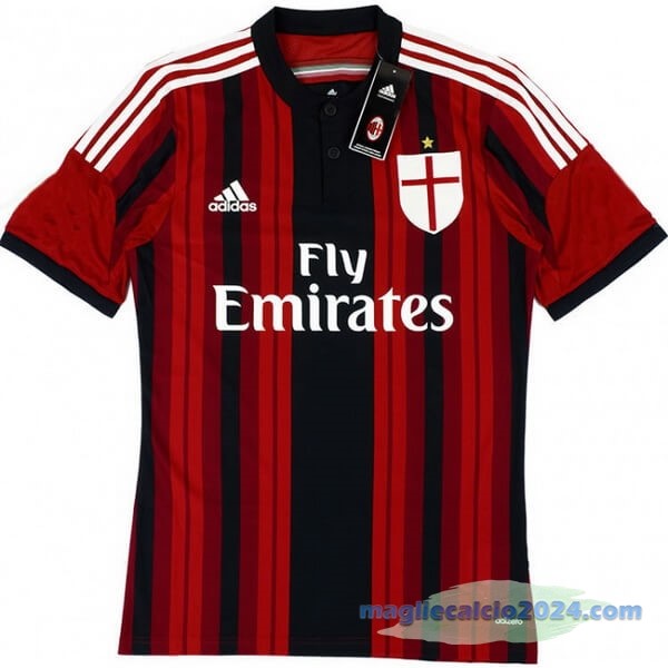 Prima Maglia AC Milan Retro 2014 2015 Rosso Poco Prezzo