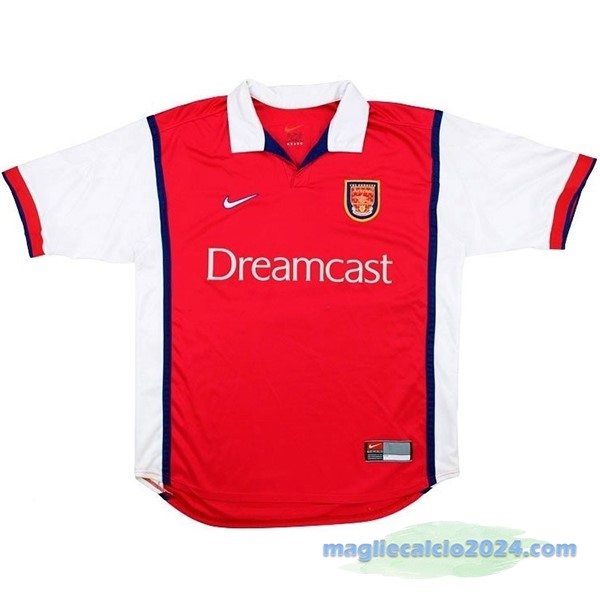 Prima Maglia Arsenal Retro 1999 2000 Rosso Poco Prezzo