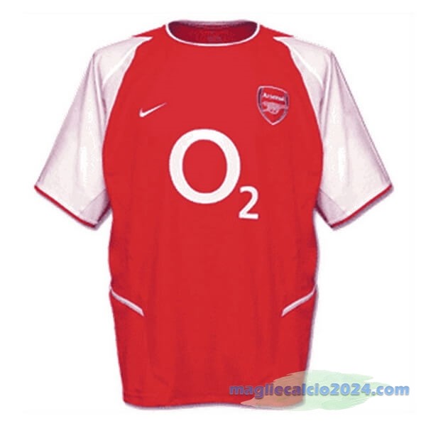 Prima Maglia Arsenal Retro 2002 2003 Rosso Poco Prezzo