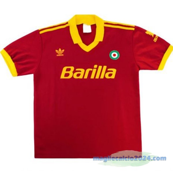 Prima Maglia As Roma Retro 1991 1992 Rosso Poco Prezzo