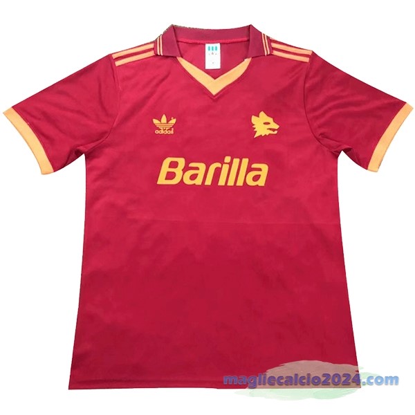 Prima Maglia As Roma Retro 1992 1994 Rosso Poco Prezzo