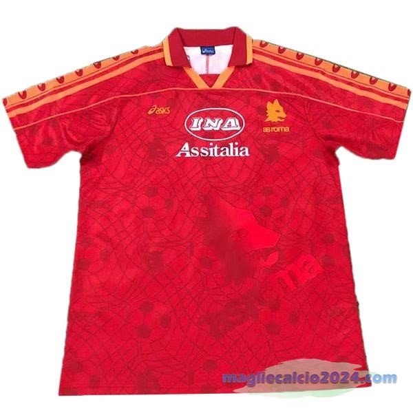 Prima Maglia As Roma Retro 1995 1996 Rosso Poco Prezzo