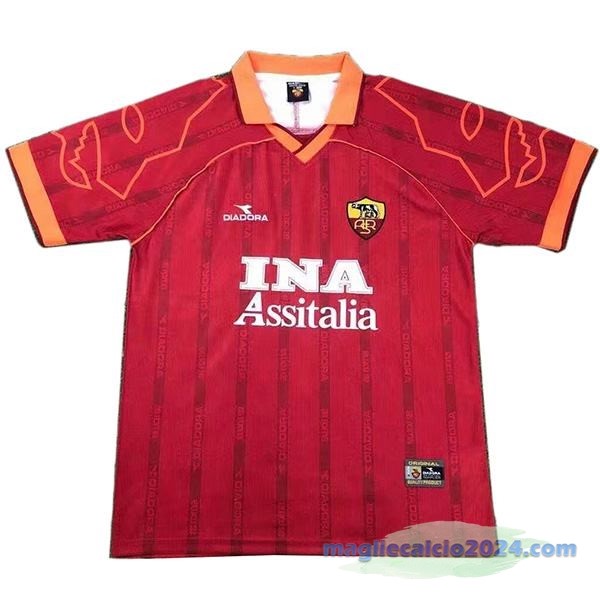 Prima Maglia As Roma Retro 1999 2000 Rosso Poco Prezzo