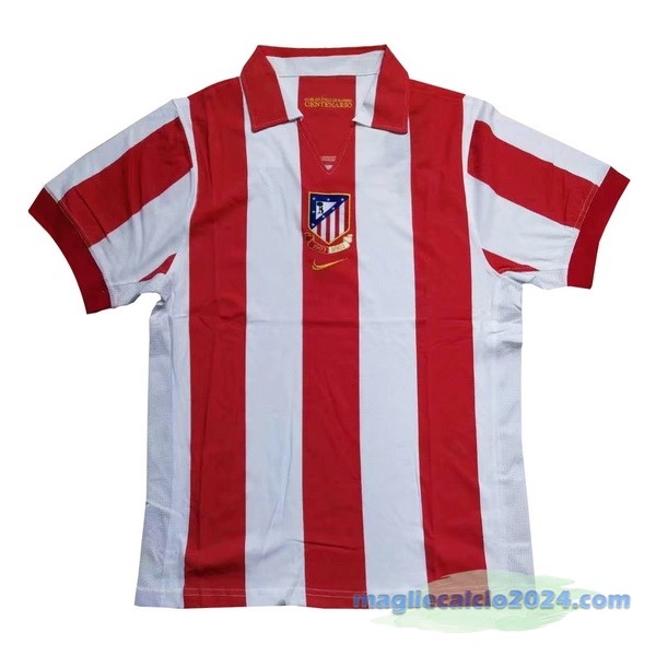 Prima Maglia Atlético Madrid Retro 1903 2003 Rosso Poco Prezzo