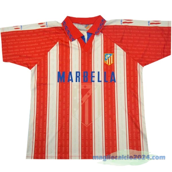 Prima Maglia Atlético Madrid Retro 1995 1996 Rosso Poco Prezzo