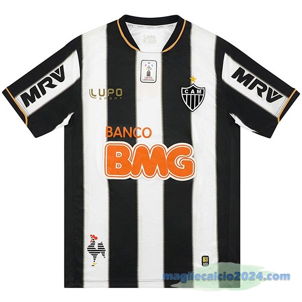 Prima Maglia Atlético Mineiro Retro 2013 Nero Bianco Poco Prezzo