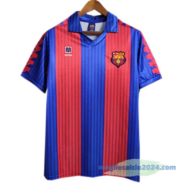 Prima Maglia Barcelona Retro 1991 1992 Azul Rosso Poco Prezzo
