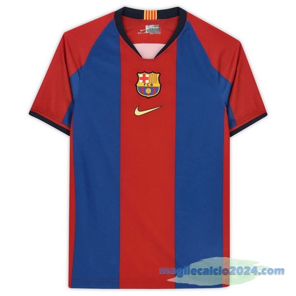 Prima Maglia Barcelona Retro 1998 1999 Azul Rosso Poco Prezzo