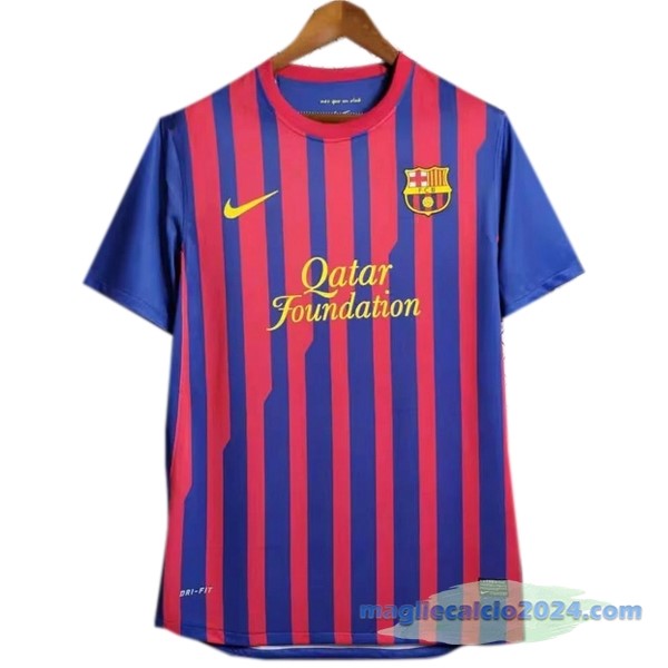 Prima Maglia Barcelona Retro 2011 2012 Azul Rosso Poco Prezzo