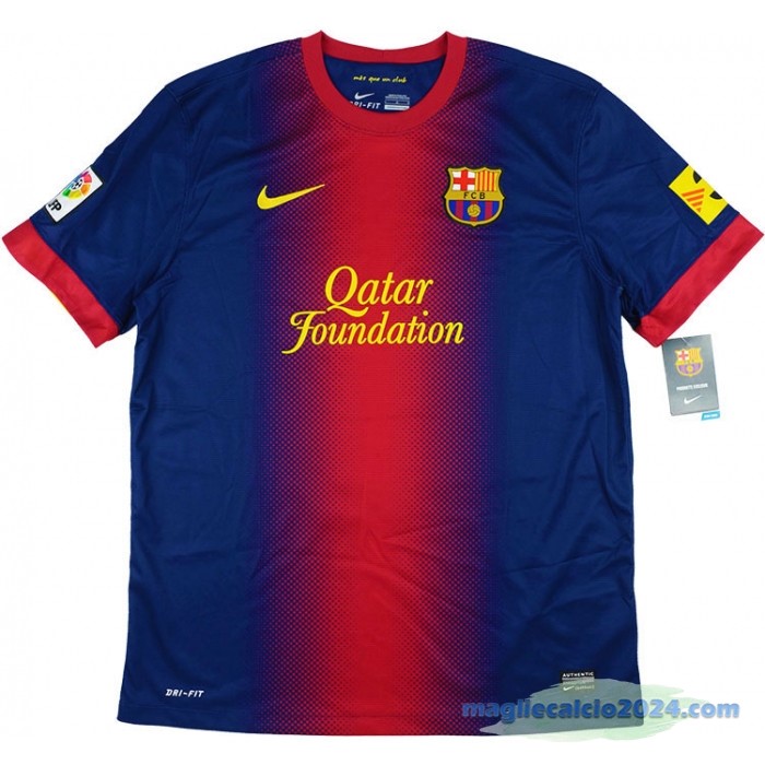 Prima Maglia Barcelona Retro 2012 2013 Azul Rosso Poco Prezzo