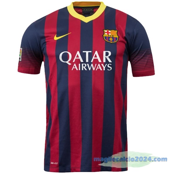 Prima Maglia Barcelona Retro 2013 2014 Azul Rosso Poco Prezzo
