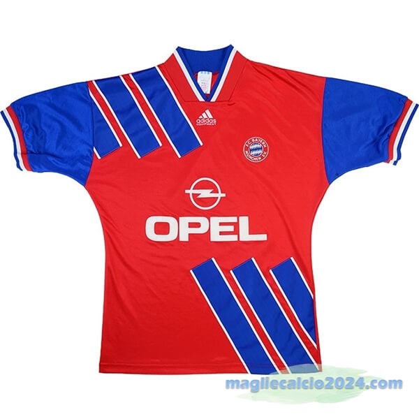 Prima Maglia Bayern Múnich Retro 1993 1995 Azul Rosso Poco Prezzo
