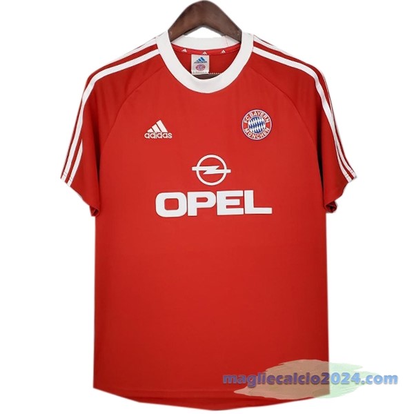 Prima Maglia Bayern Múnich Retro 2001 2002 I Rosso Poco Prezzo
