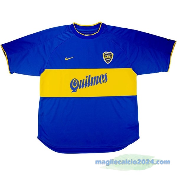 Prima Maglia Boca Juniors Retro 2000 2001 Azul Poco Prezzo
