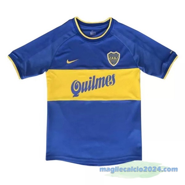 Prima Maglia Boca Juniors Retro 2000 Azul Poco Prezzo