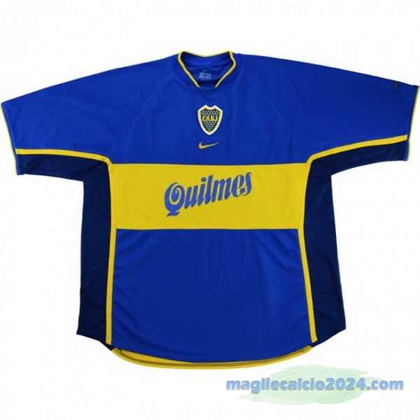 Prima Maglia Boca Juniors Retro 2001 Azul Poco Prezzo