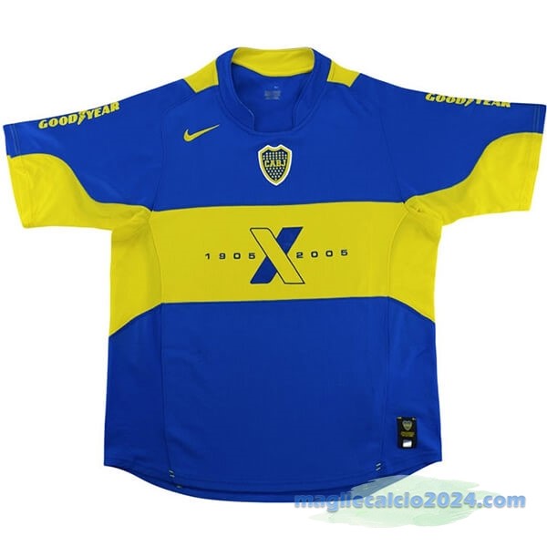 Prima Maglia Boca Juniors Retro 2005 Azul Poco Prezzo