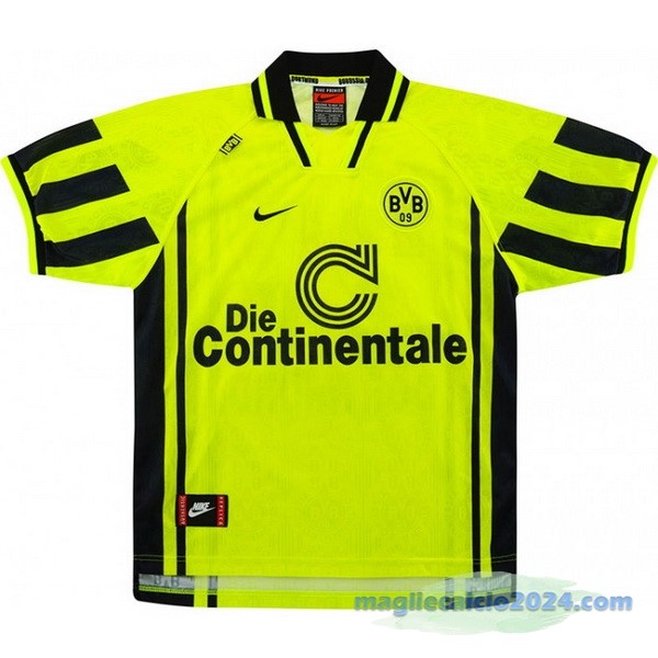 Prima Maglia Borussia Dortmund Retro 1996 1997 Giallo Poco Prezzo