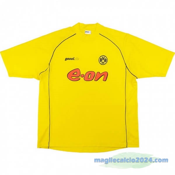 Prima Maglia Borussia Dortmund Retro 2002 Giallo Poco Prezzo