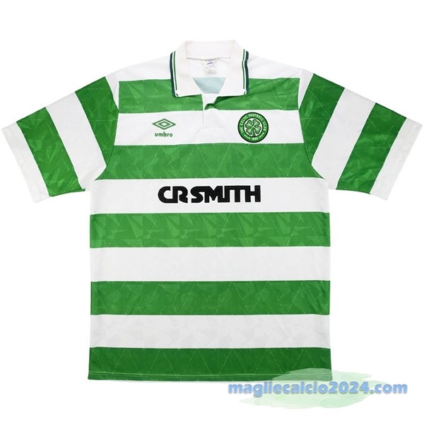 Prima Maglia Celtic Retro 1989 1991 Verde Poco Prezzo
