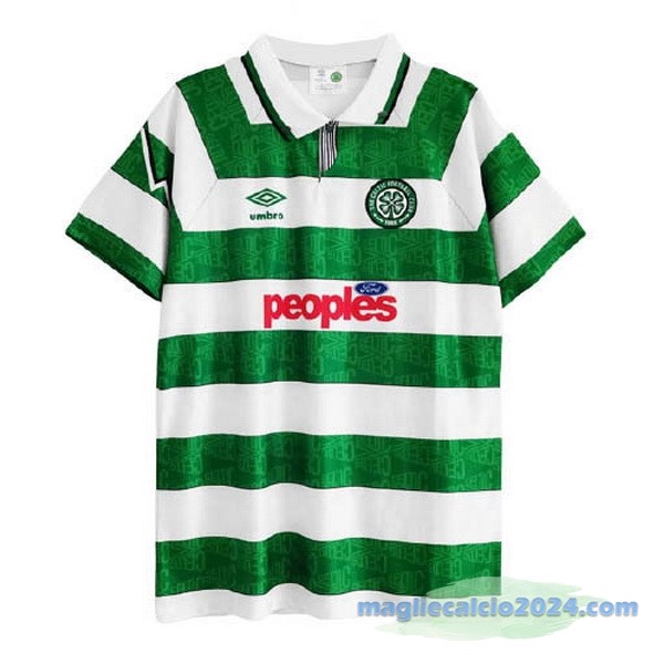 Prima Maglia Celtic Retro 1991 1992 Verde Poco Prezzo