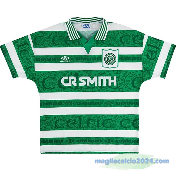 Prima Maglia Celtic Retro 1995 1997 Verde Poco Prezzo