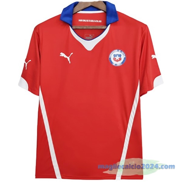 Prima Maglia Cile Retro 2004 Rosso Poco Prezzo