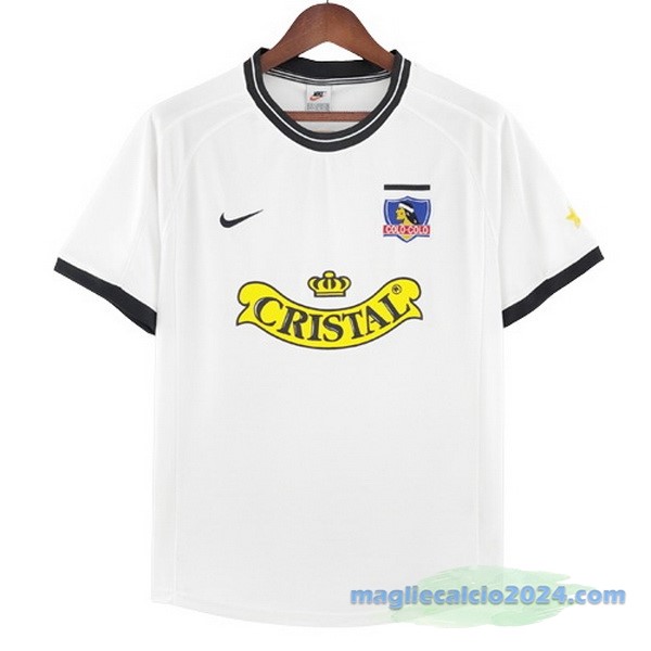Prima Maglia Colo Colo Retro 2000 2001 Bianco Poco Prezzo
