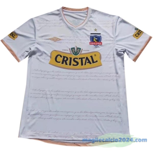 Prima Maglia Colo Colo Retro 2011 Bianco Poco Prezzo
