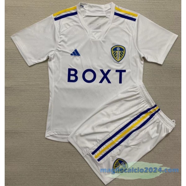 Prima Maglia Conjunto De Uomo Leeds United 2023 2024 Bianco Poco Prezzo