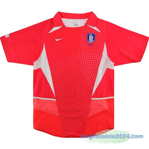 Prima Maglia Corea Retro 2002 2003 Rosso Poco Prezzo