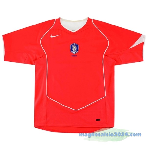 Prima Maglia Corea Retro 2004 2006 Rosso Poco Prezzo